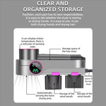 Dyson ヘアドライヤー 壁掛けホルダー 手乾燥機能付き 温度表示 摂氏 EUプラグ 華氏 米国プラグ 摂氏 米国プラグ