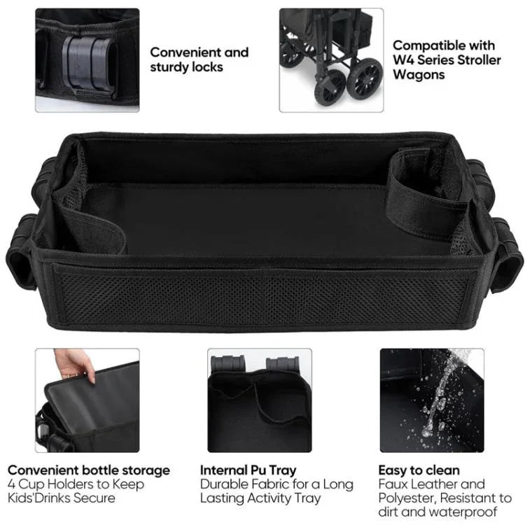 ベビーストローラートレイ 四輪ワゴン用食事トレイ、Wonderfold W1 / W2 S用、Wonderfold W4 L用