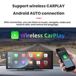 音声操作CarPlay 分割画面デュアルカメラドライブレコーダー、フロントカメラ＋車内ビュー、リアビューカメラ付き