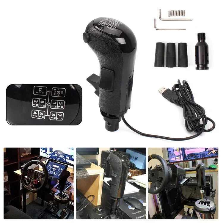 レーシングゲーム用ジョイスティックシミュレーターシフター Logitech G29 / G27 / G25 / G923対応、HB043
