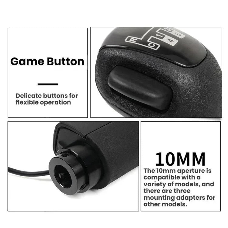 レーシングユーロゲーマージョイスティックシミュレーターシフトノブ Logitech G29 / G27 / G25対応、HB044