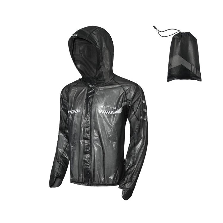 WEST BIKING 反射屋外防水軽量サイクリングレインコート、S、M、L、XL、XXL、XXXL、XXXXL