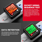 HABOTEST デジタル表示インテリジェント電気テストソケット、HT97B 米国プラグ、HT97D 欧州プラグ、HT97E 英国プラグ