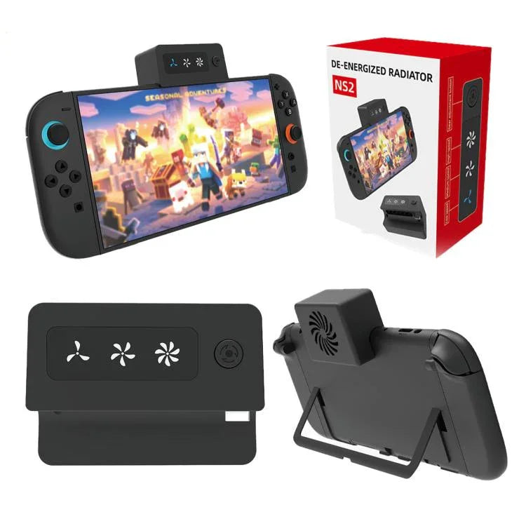 For Nintendo Switch 2 Console 3-Speed Turbo Cooling Fan Adjustable Exhaust Cooler