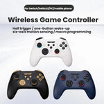 S201 Bluetoothゲームコントローラー ホール効果トリガー、マクロ用デュアルバックボタン Switch 2/Switch/PC/Steam/モバイル対応