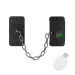 スマート指紋チェーンロック 電子キー付き 子供＆ペット安全窓制限器