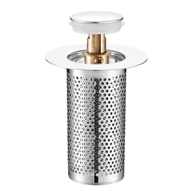 A1スチールバスケット 大口径銅芯ドレーナー バウンシングコア 洗面器用 33-55mm穴間隔 ユニバーサルプラグコア 短さ8cm、長さ8cm