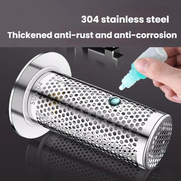 A1スチールバスケット 大口径銅芯ドレーナー バウンシングコア 洗面器用 33-55mm穴間隔 ユニバーサルプラグコア 短さ8cm、長さ8cm