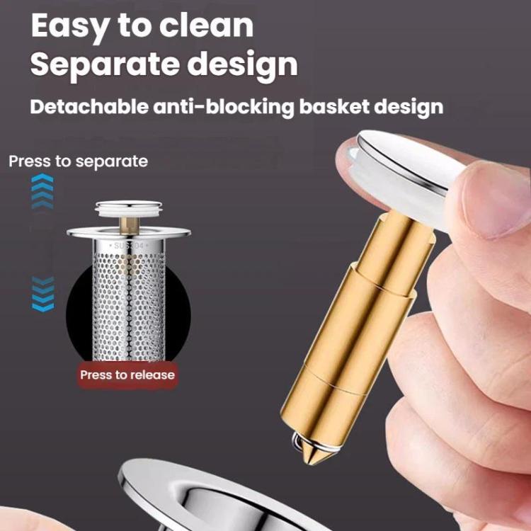 A1スチールバスケット 大口径銅芯ドレーナー バウンシングコア 洗面器用 33-55mm穴間隔 ユニバーサルプラグコア 短さ8cm、長さ8cm