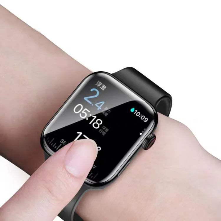 強化ガラススクリーンプロテクター アップグレード自動位置合わせ設置キット、Apple Watch Series 10/11 46mm用、Apple Watch Series 10/11 42mm用、Apple Watch Series 7/8/9 45mm用、Apple Watch Series 7/8/9 41mm用、Apple Watch Series 6/5/4/SE 44mm用