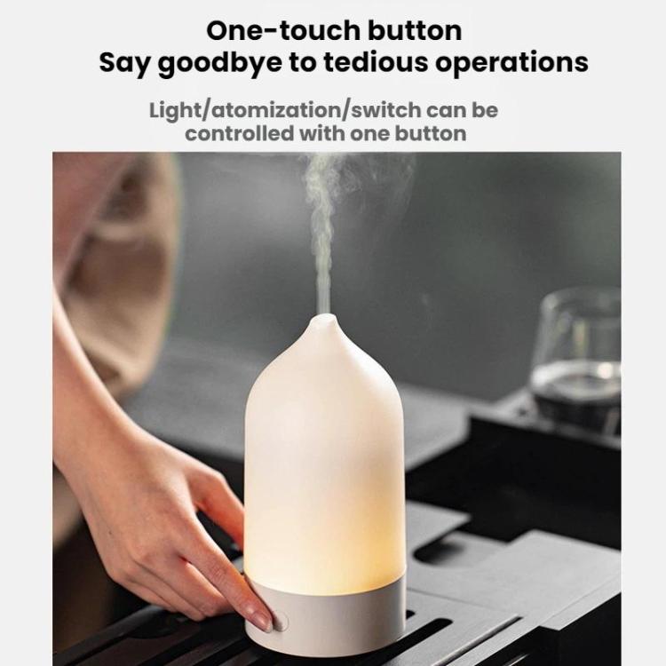 花瓶型ミスト加湿器 アロマディフューザー USB カラフルムードライト