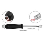 5個入り ソケットレンチハンドル延長ロッド コンビネーション修理工具、1/4x150mm クロムメッキ、1/4x150mm 亜鉛メッキ