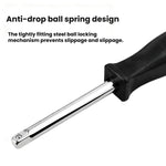 5個入り ソケットレンチハンドル延長ロッド コンビネーション修理工具、1/4x150mm クロムメッキ、1/4x150mm 亜鉛メッキ