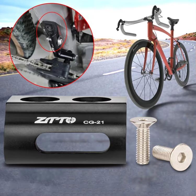 ZTTO ロードバイクフロントディレイラーブラケット フロントディレイラーハンガー取り付けクリップ CG21 ブラック, CG21 レッド, CG22 ブラック, CG22 レッド