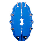 2pcs /Set Car High-Temperature Resistant Brake Caliper Cover Kit, S Red, M Red, L Red, S Blue, M Blue, L Blue, S Yellow, M Yellow, L Yellow, S Silver, M Silver, L Silver, S Black, M Black, L Black