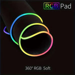 Micro-USB LED発光マウスキーボードパッド RGBカラフルライト ロックエッジ 厚手マウスデスクパッド、250x350x3mm、250x350x4mm、300x800x3mm、300x800x4mm、400x900x3mm、400x900x4mm