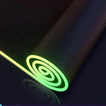 Micro-USB LED発光マウスキーボードパッド RGBカラフルライト ロックエッジ 厚手マウスデスクパッド、250x350x3mm、250x350x4mm、300x800x3mm、300x800x4mm、400x900x3mm、400x900x4mm