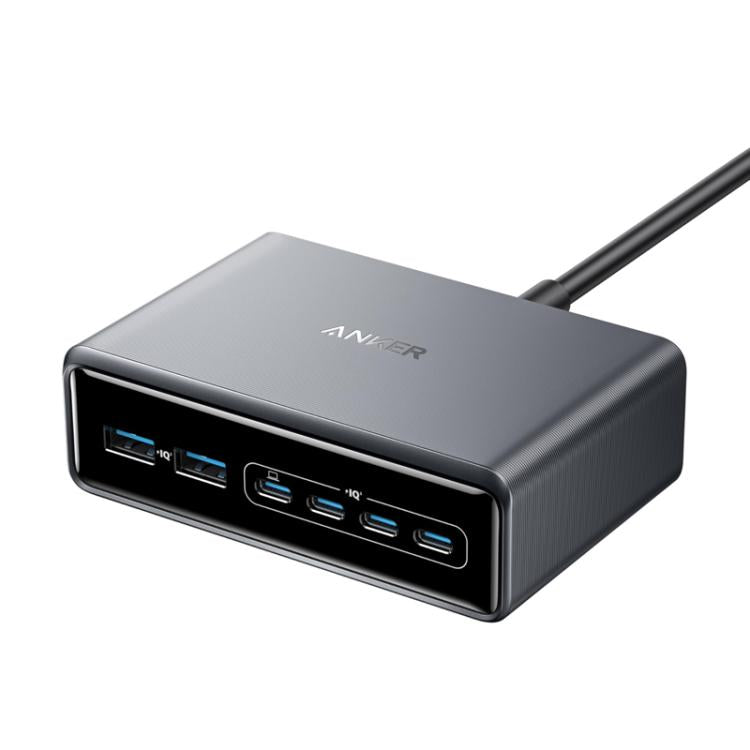 Prime 200W ガリウムナイトライド デスクトップ充電器 4 Type-C+2 USB 6ポート充電スタンド、USプラグ、A2683