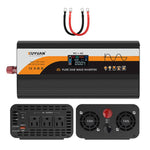 XUYUAN 12V / 24V To 110V Pure Sine Wave Inverter Power Inverter US Plug, 800W Black, 1400W Black, 2000W Black, 3000W Black, 3600W Black, 4000W Black, 800W Red, 1400W Red, 2000W Red, 3000W Red