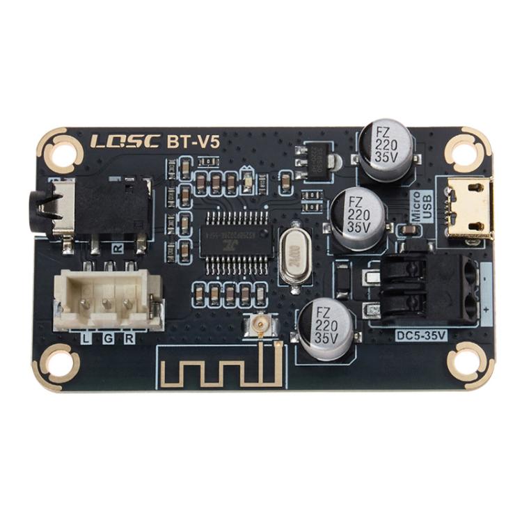 MP3 Bluetooth 5.1 デコードボード DIY改造ロスレスカーオーディオ受信モジュール、LQSC BT-V5