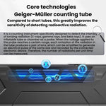 FNIRSI GC-03 3-in-1 電磁核放射検出器 海産物環境用
