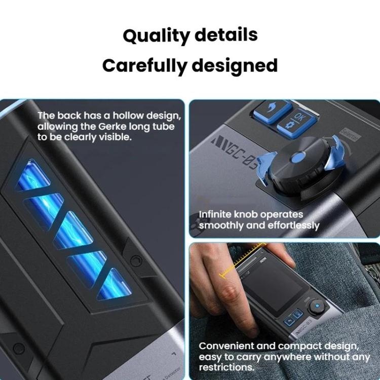 FNIRSI GC-03 3-in-1 電磁核放射検出器 海産物環境用