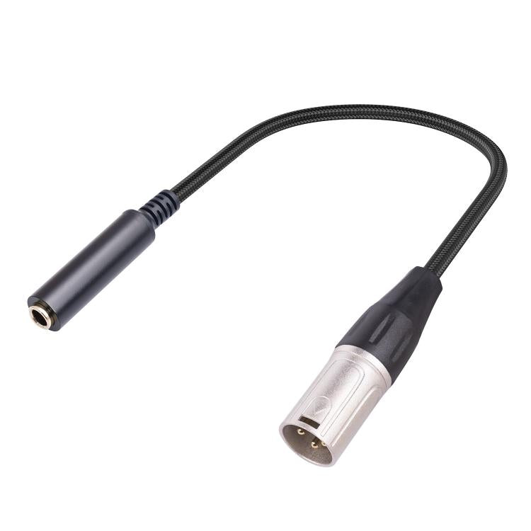 6.35mm メス to XLR オス to 1/4インチ TRS オーディオアダプターケーブル、6.35mm メス to XLR オス