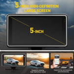 5インチ 1080P 車載カメラ WiFi HUDディスプレイ搭載 カードライブレコーダー、L5965