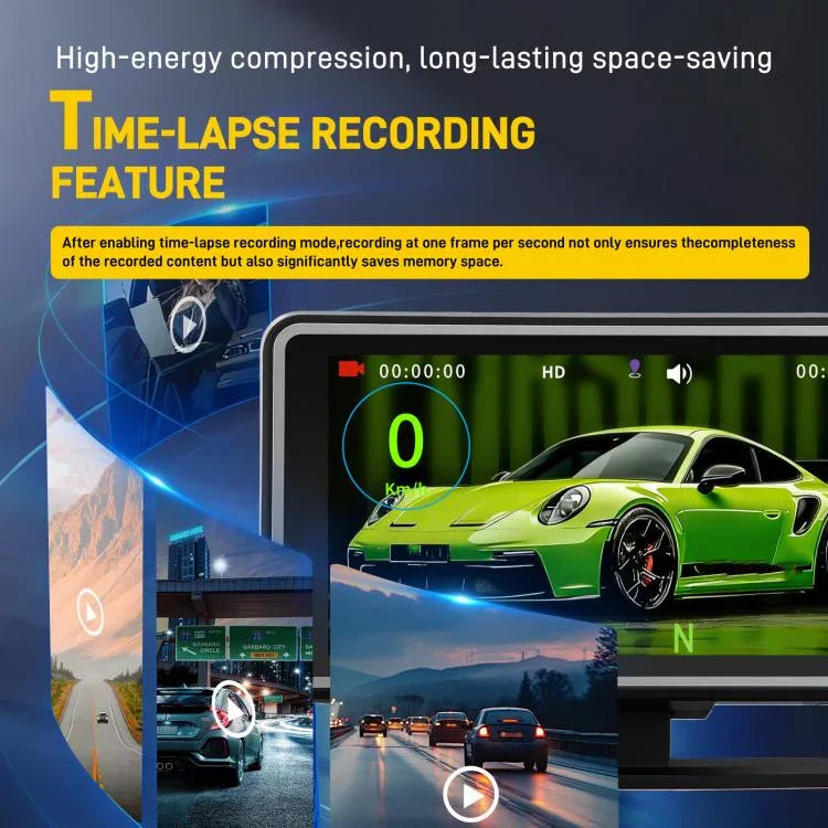5インチ 1080P 車載カメラ WiFi HUDディスプレイ搭載 カードライブレコーダー、L5965