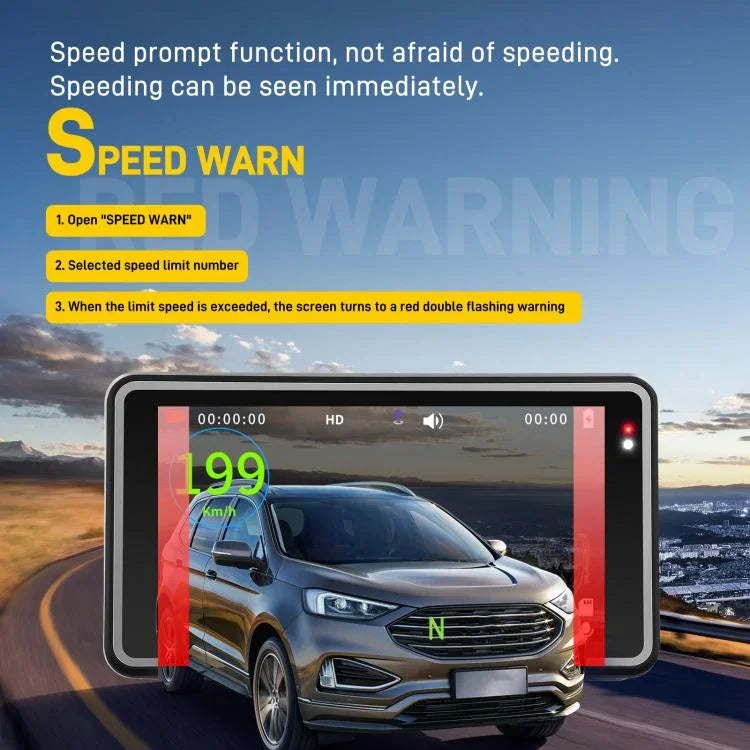 5インチ 1080P 車載カメラ WiFi HUDディスプレイ搭載 カードライブレコーダー、L5965