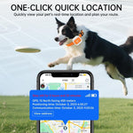 リアルタイムGPS/WIFI位置SOS緊急電子フェンスアラートペットカラー