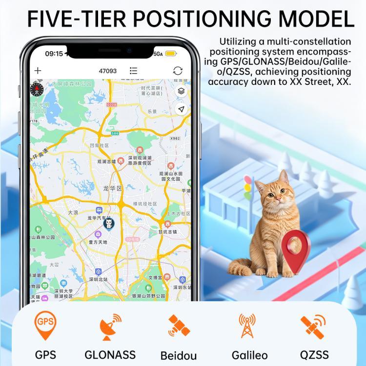 リアルタイムGPS/WIFI位置SOS緊急電子フェンスアラートペットカラー