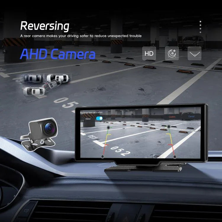 4K HDカー録画機 カーナビ CarPlay カーセンターモニター、A4473