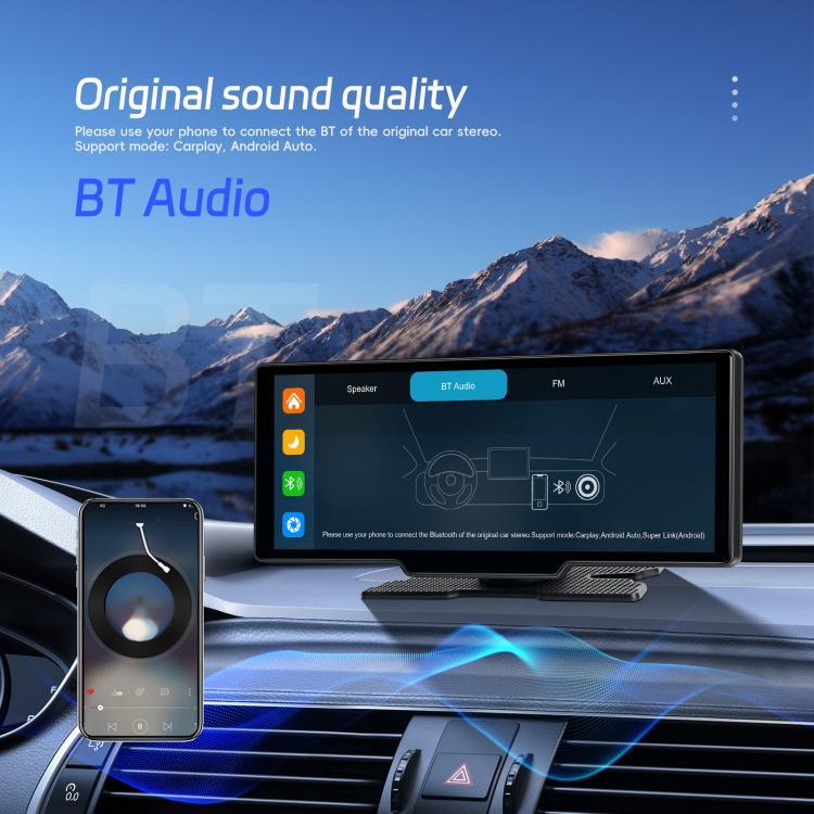 4K HDカー録画機 カーナビ CarPlay カーセンターモニター、A4473