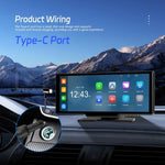 4K HDカー録画機 カーナビ CarPlay カーセンターモニター、A4473