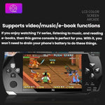 X6 ポケットゲーム機 4.3インチ HD 携帯型、カメラ付き8G、カメラなし32G