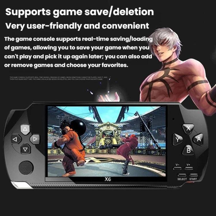 X6 ポケットゲーム機 4.3インチ HD 携帯型、カメラ付き8G、カメラなし32G