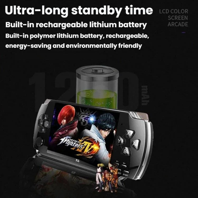 X6 ポケットゲーム機 4.3インチ HD 携帯型、カメラ付き8G、カメラなし32G