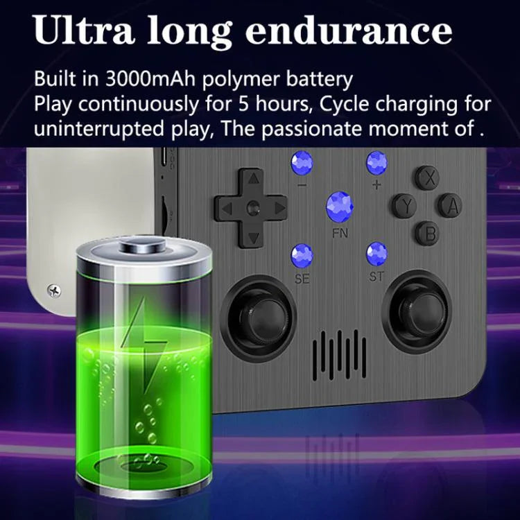 G30 HD Retro Open-Source Handheld Game Console, Linux System, Quad-Core Cortex-A35 CPU 1.5GHz, 64GB
