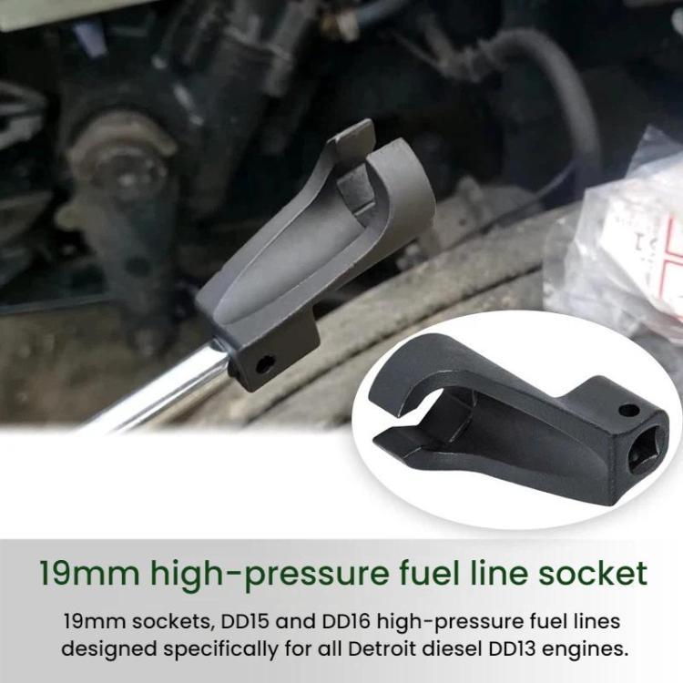 19mm High-Pressure Fuel Line Sleeve For Detroit Diesel Engines DD13/DD15/DD16