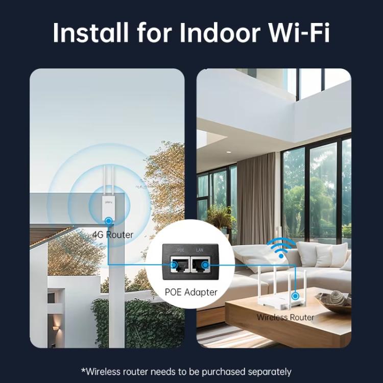COMFAST Plery R702 屋外用4G LTEワイヤレスルーター IP66防水 ユニバーサルSIM対応 EUプラグ、USプラグ、UKプラグ、AUプラグ