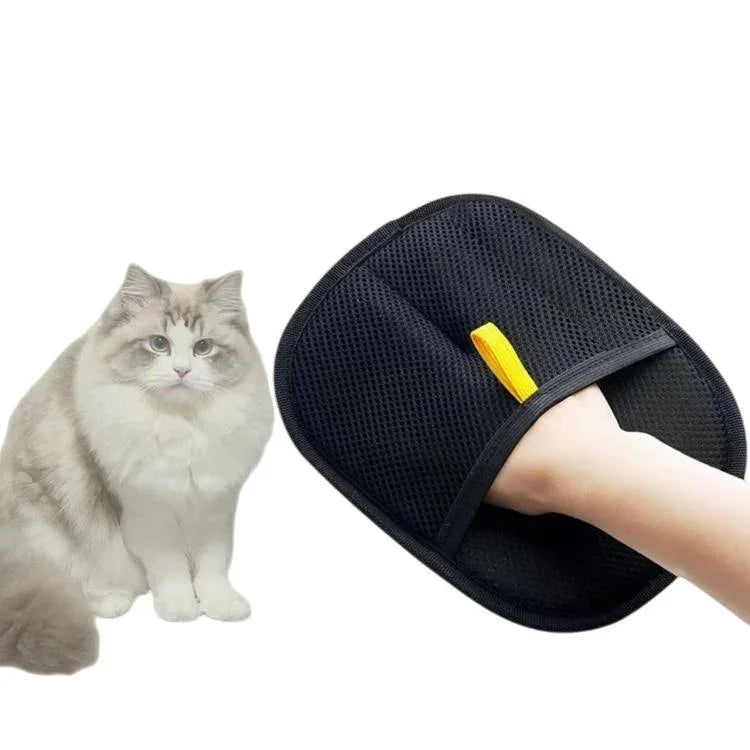 静電気防止ペット用毛取りグローブ 両面グルーミング＆抜け毛取りグローブ 猫・犬用