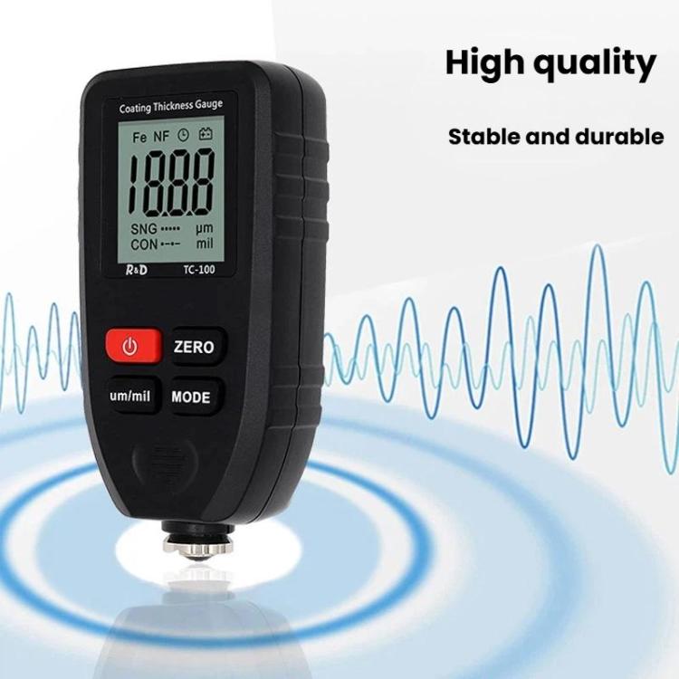 R&D INSTRUMENTS TC-100 高精度塗膜厚さ計 自動車塗装膜厚測定器、TC-100