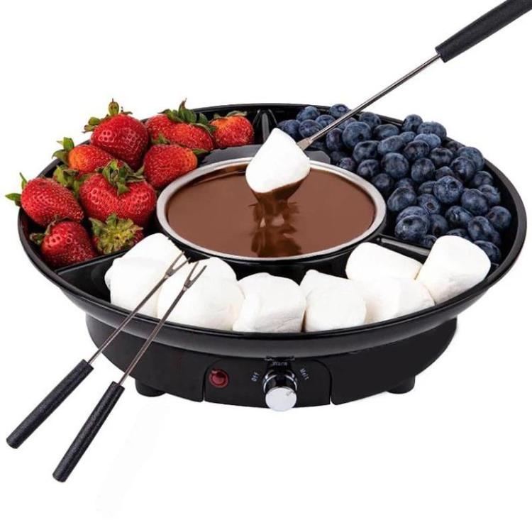 ホームパーティーチョコレートフォンデュポット 電気噴水メルティングタワー、USプラグ、EUプラグ、UKプラグ、AUプラグ