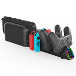 ipega 10-in-1 充電ドック Nintendo Switch 2 / Switch Joy-Con & Switch 2 Proコントローラー USBプラグバージョン、PG-SW2187