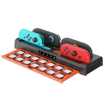 Nintendo Switch 2 / Switch Joy-Con用 Ipega 充電ドック ゲームカードホルダー、8-in-1