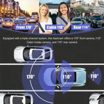 3.16インチHD 1080P赤外線ナイトビジョン車載DVR 前方＋車内（Wi-Fiなし）、前方＋車内＋後方（Wi-Fiなし）、前方＋車内＋Wi-Fi接続、前方＋車内＋後方＋Wi-Fi接続