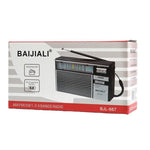 BAIJIALI BJL-667 FM AM SW マルチバンドラジオ 独立ノブ付きポータブルラジオ、BAIJIALI BJL-667