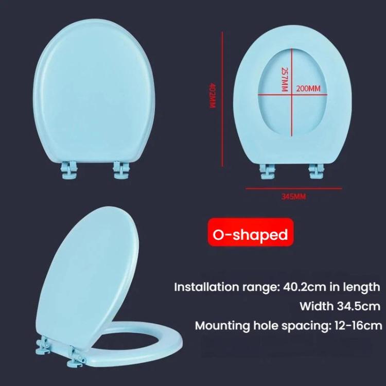 厚手 EAV トイレカバー フォーム ソフトトイレカバー、ホワイトO型、ブルーO型、ホワイトV型、ブルーV型