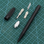 14個セット ゴム印用 紙切り彫刻ナイフ DIYフルーツ彫刻ナイフ、ピンク、ブラック、グリーン